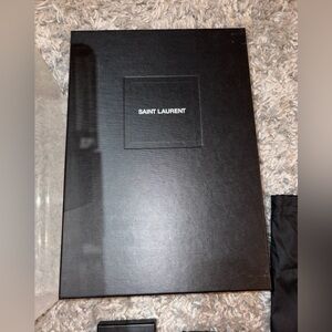 Saint Laurent YSL Large Box + Dust Bag Authentic Packaging Set